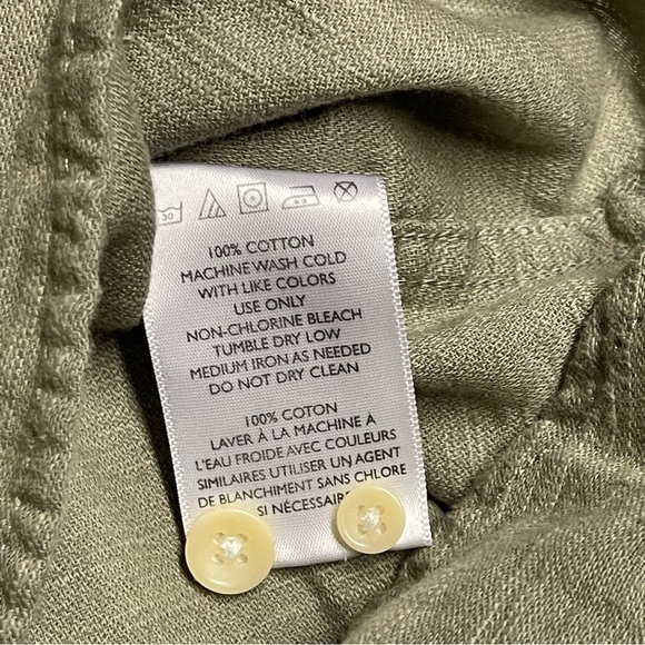 Koto Men’s Lightweight Cotton Green Button Down Shirt Sz XL Travel Hiking Trail - Picture 8 of 8